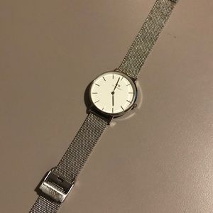 Daniel Wellington petite sterling silver watch